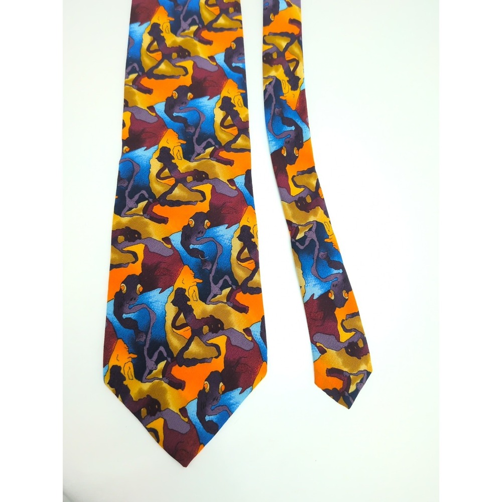J Garcia Tie Cartoon Limbo 8 Silk 57" x3.75"